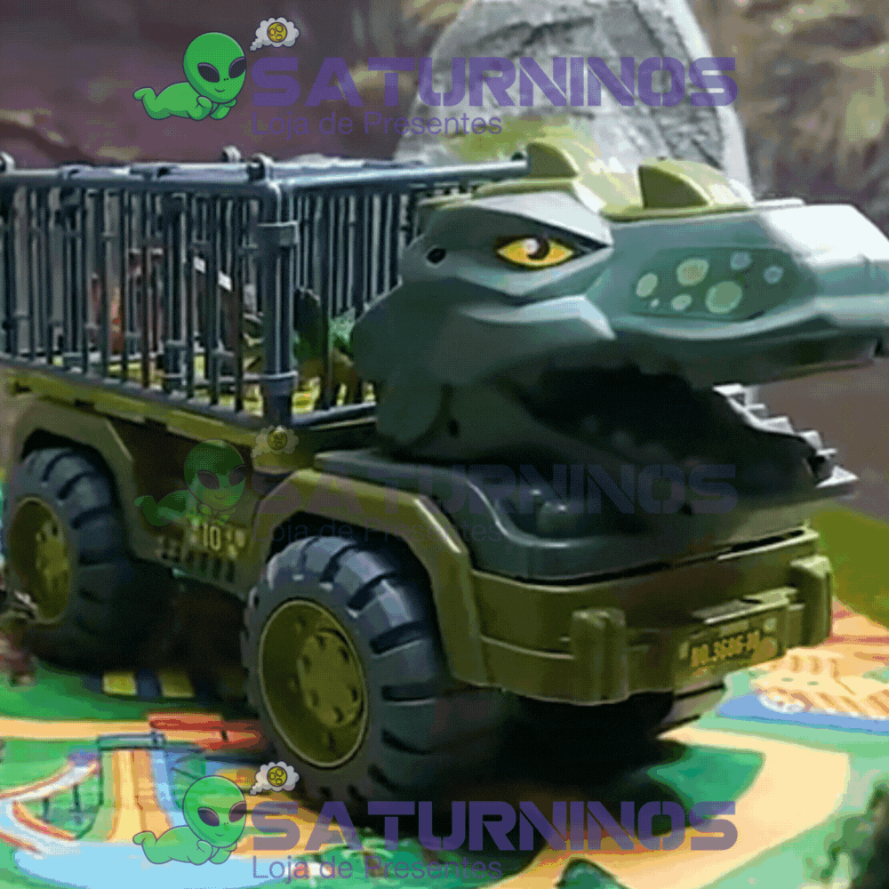 Caminhão De Dinossauro com 16 Brindes