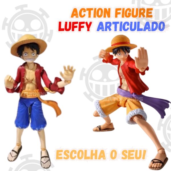 Boneco Luffy Articulado