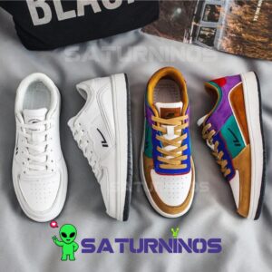 Tenis colorido ou branco da loja saturninos