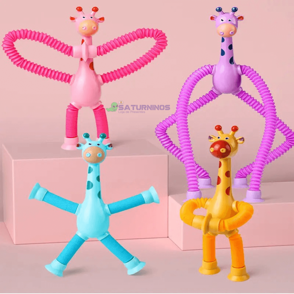 Girafinha Brinquedo Kit com 8 lojasaturninos2