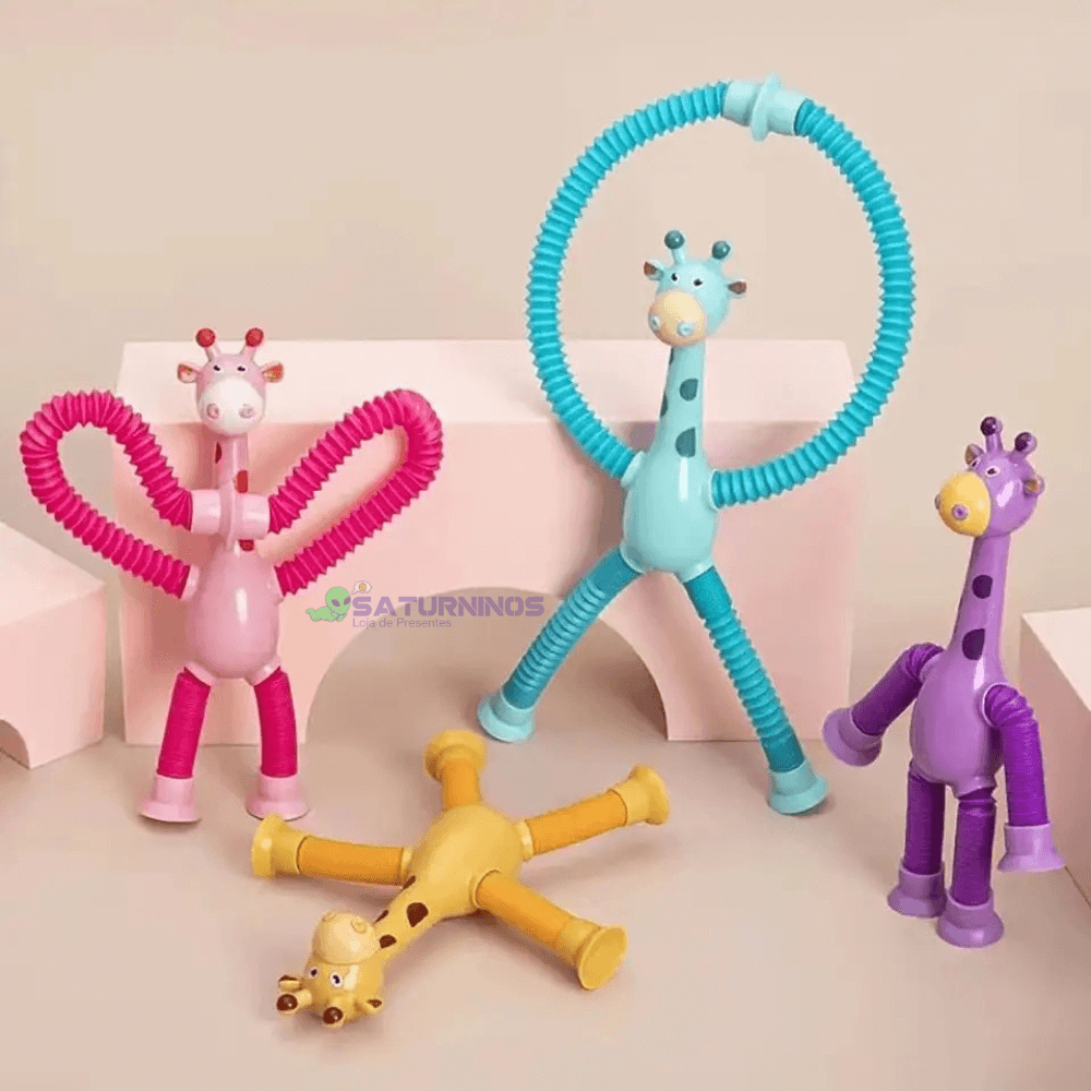 Girafinha Brinquedo Kit com 8 lojasaturninos3