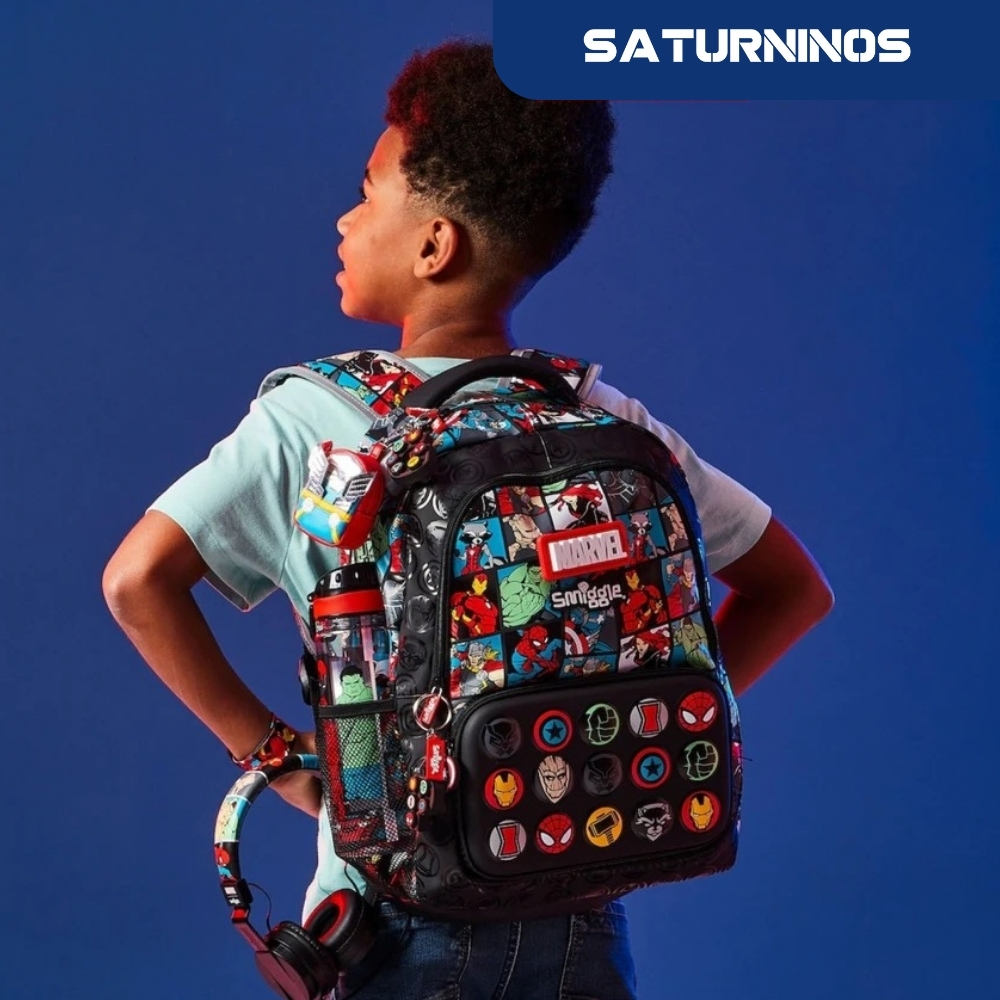 Mochila Escolar Vingadores 3 mochila escolar vingadores5 lojasaturninos