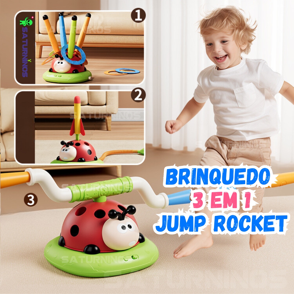 Brinquedo 3 em 1 Jump Rocket loja saturninos