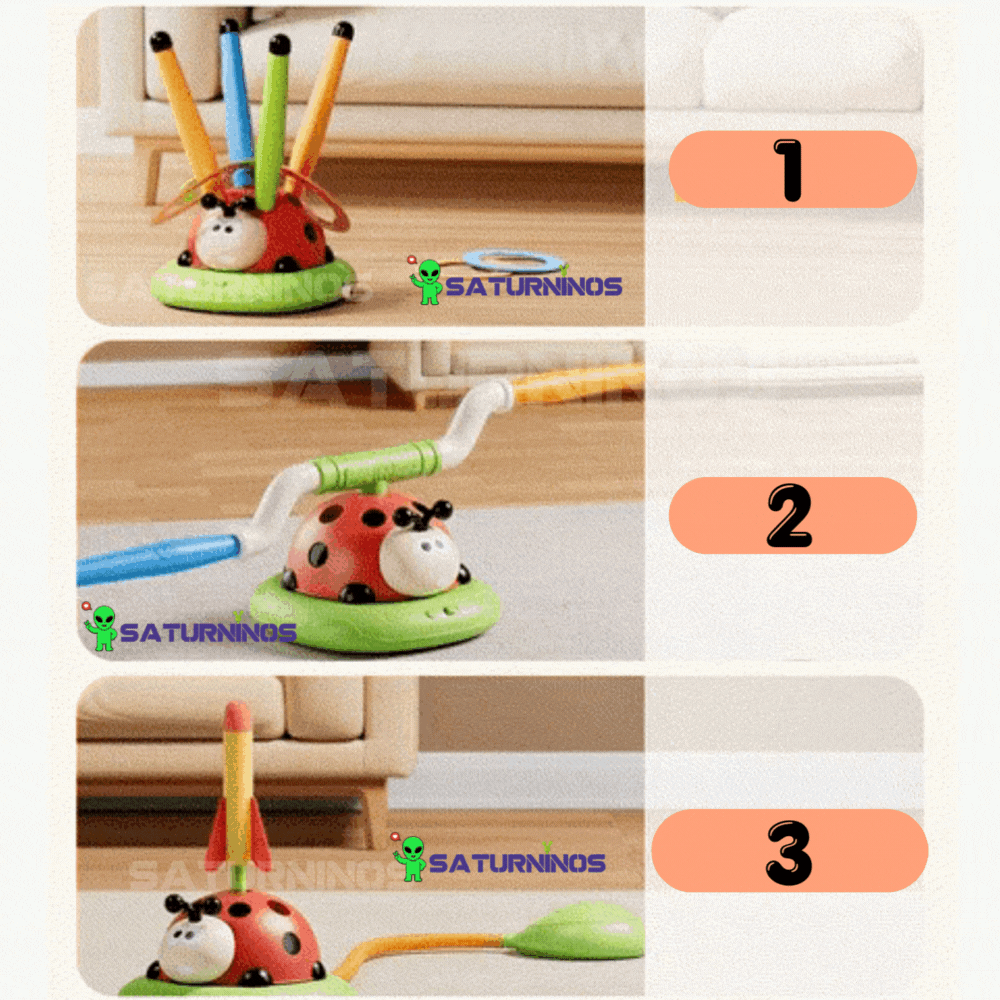 Brinquedo 3 em 1 Jump Rocket 2 Brinquedo 3 em 1 Jump Rocket lojasaturninos gif